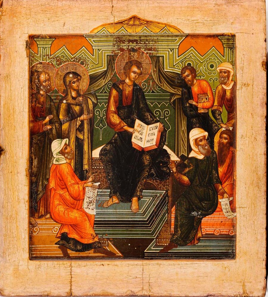 The Finding in the Temple -- the twelve-year-old Christ among the teachers